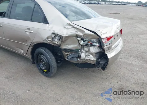 2007 Hyundai Sonata Gls from USA, damaged, VIN 5NPET46C77H184582